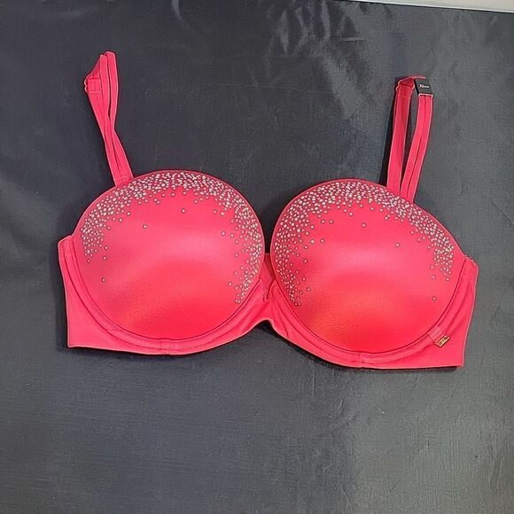BRAND NEW  SPARKLE RED VICTORIA SECRET WOMEN"S BRA - Picture 4 of 11